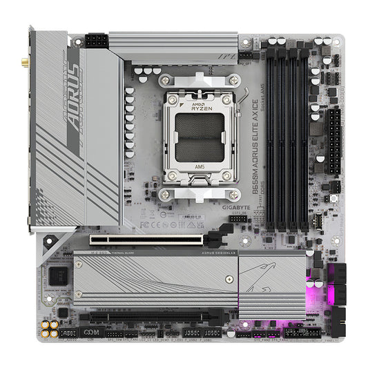 Gigabyte B650M A ELITE AX ICE (B650.AM5.mATX.DDR5)