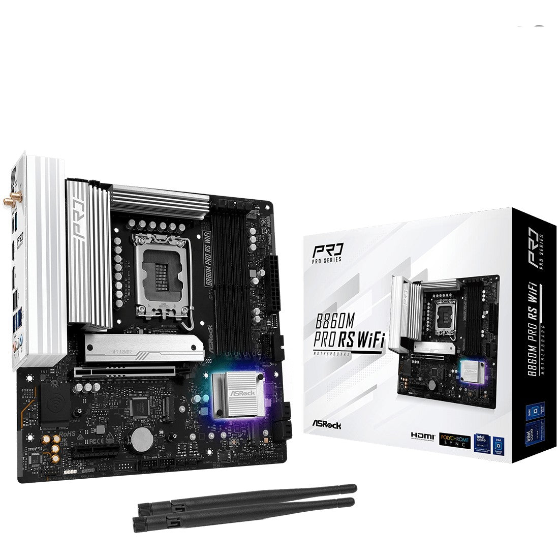B860M Pro RS Wifi 1851 mATX HDMI/DP DDR5