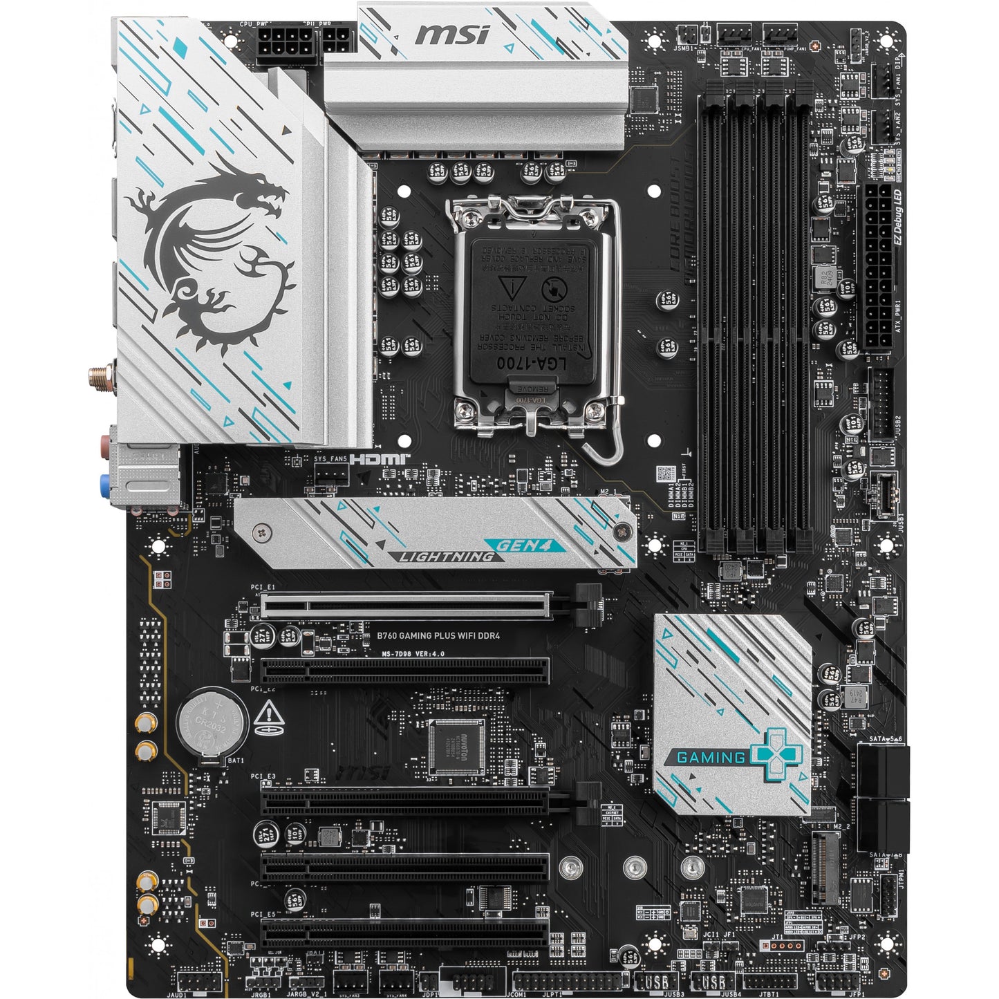 MAG B760 Gaming Plus Wifi DDR4 (B760.S1700.ATX.DDR4)