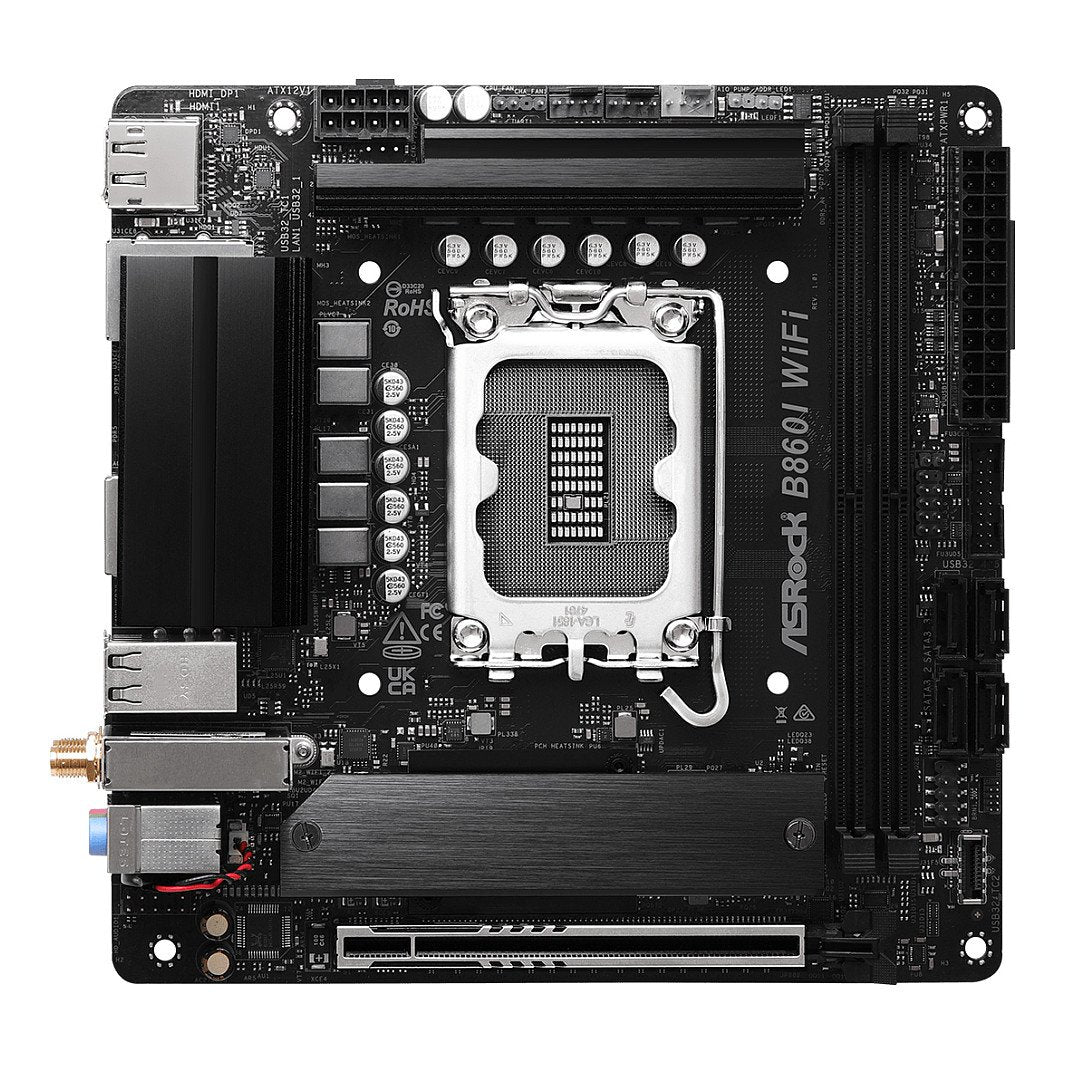 B860I WiFi 1851 mITX HDMI/DP DDR5