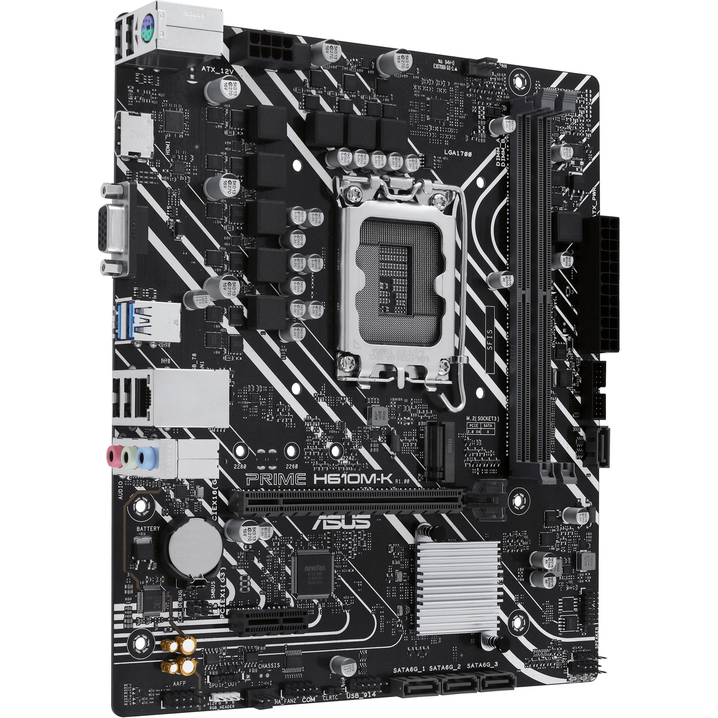 ASUS PRIME H610M-K (Intel.1700.DDR5.mATX)