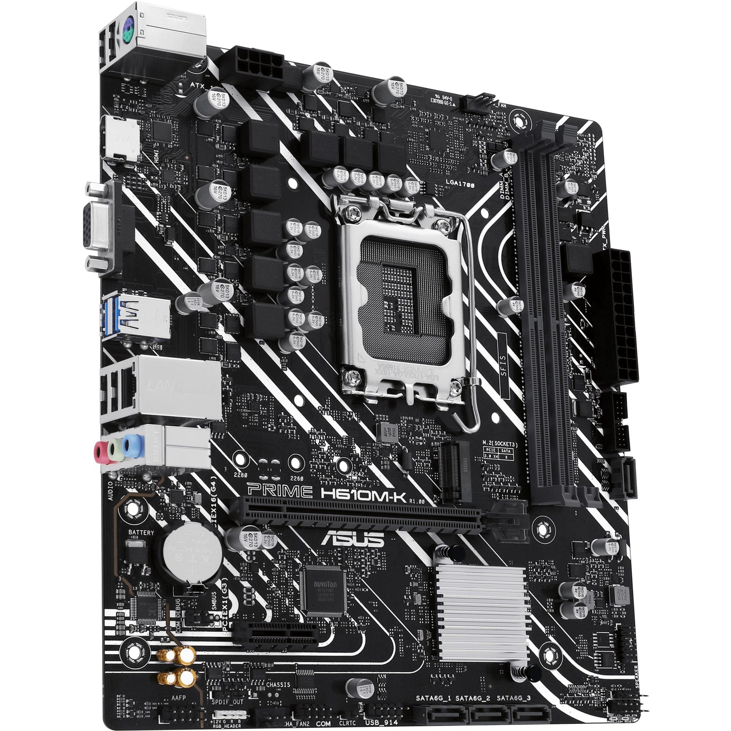 ASUS PRIME H610M-K (Intel.1700.DDR5.mATX)