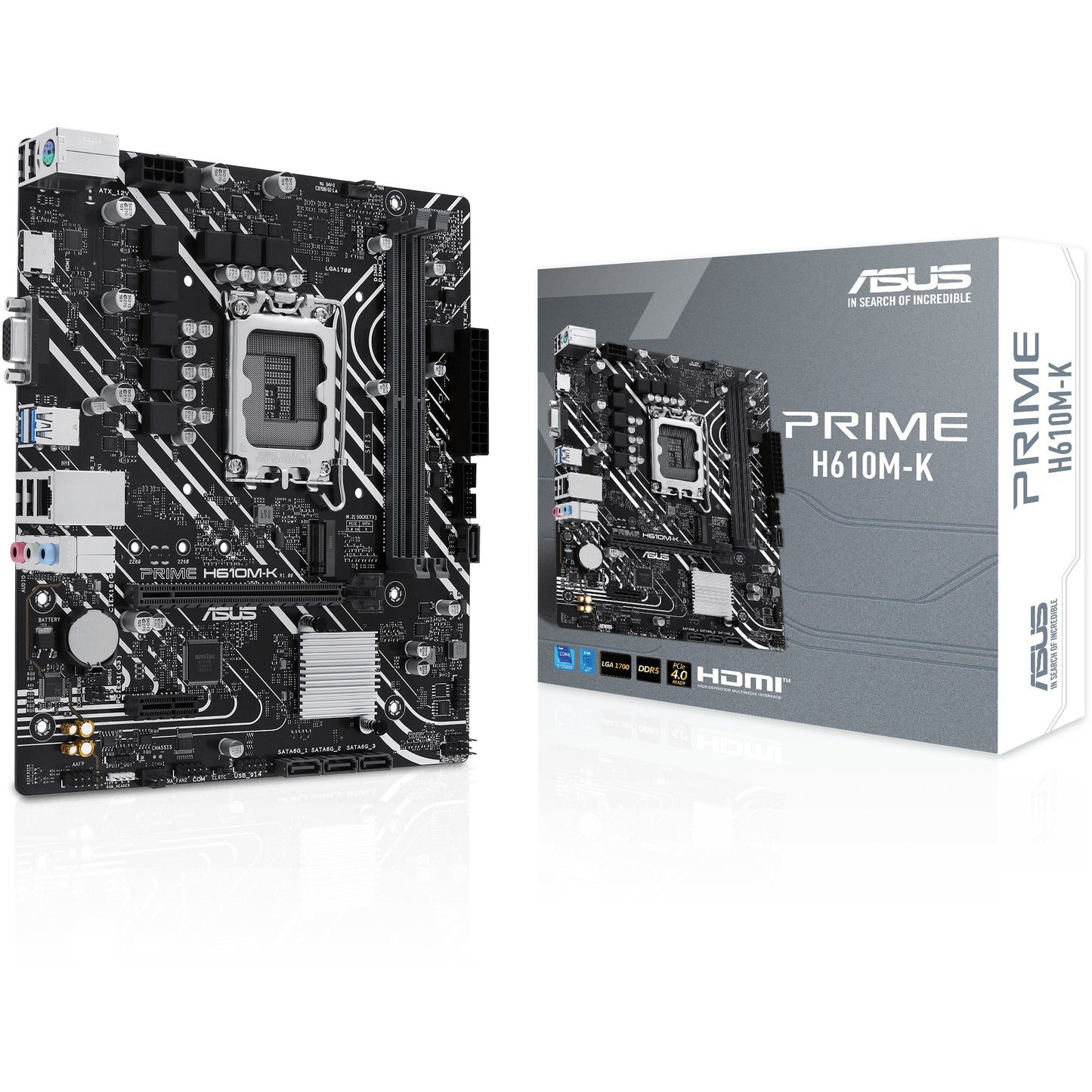 ASUS PRIME H610M-K (Intel.1700.DDR5.mATX)