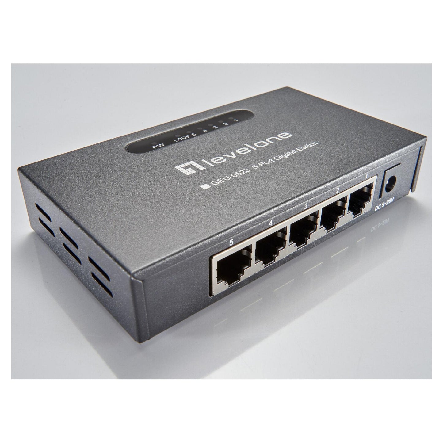 Switch 5x GE GEU-0523 Metall