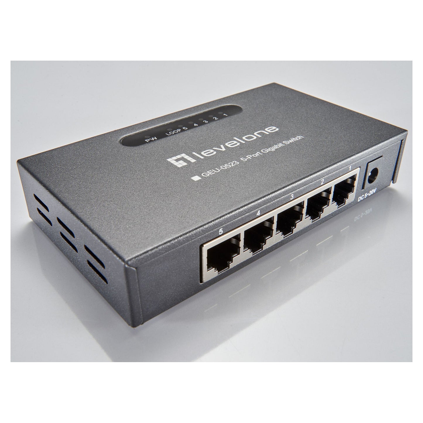 Switch 5x GE GEU-0523 Metall