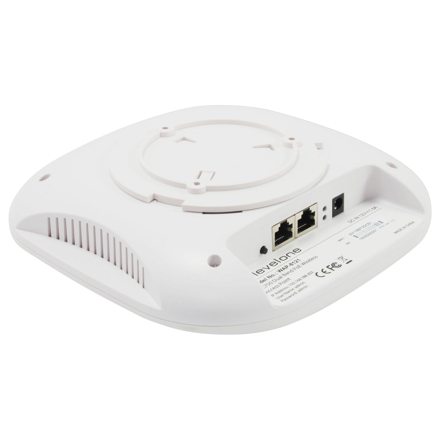 WL-AP WAP-8121 750Mbps PoE Deckenhalterung
