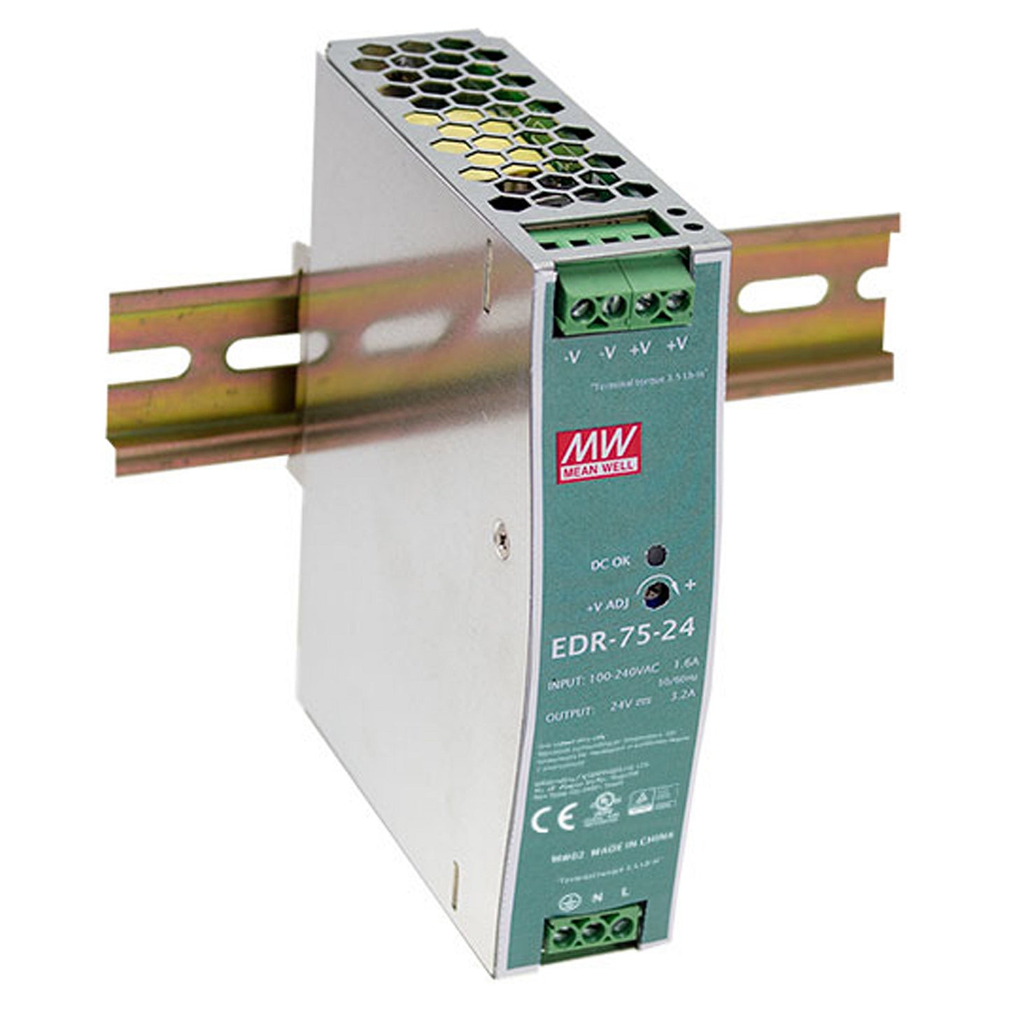 ind. Netzteil POW-4821 48VDC 75W DIN-Schiene PoE