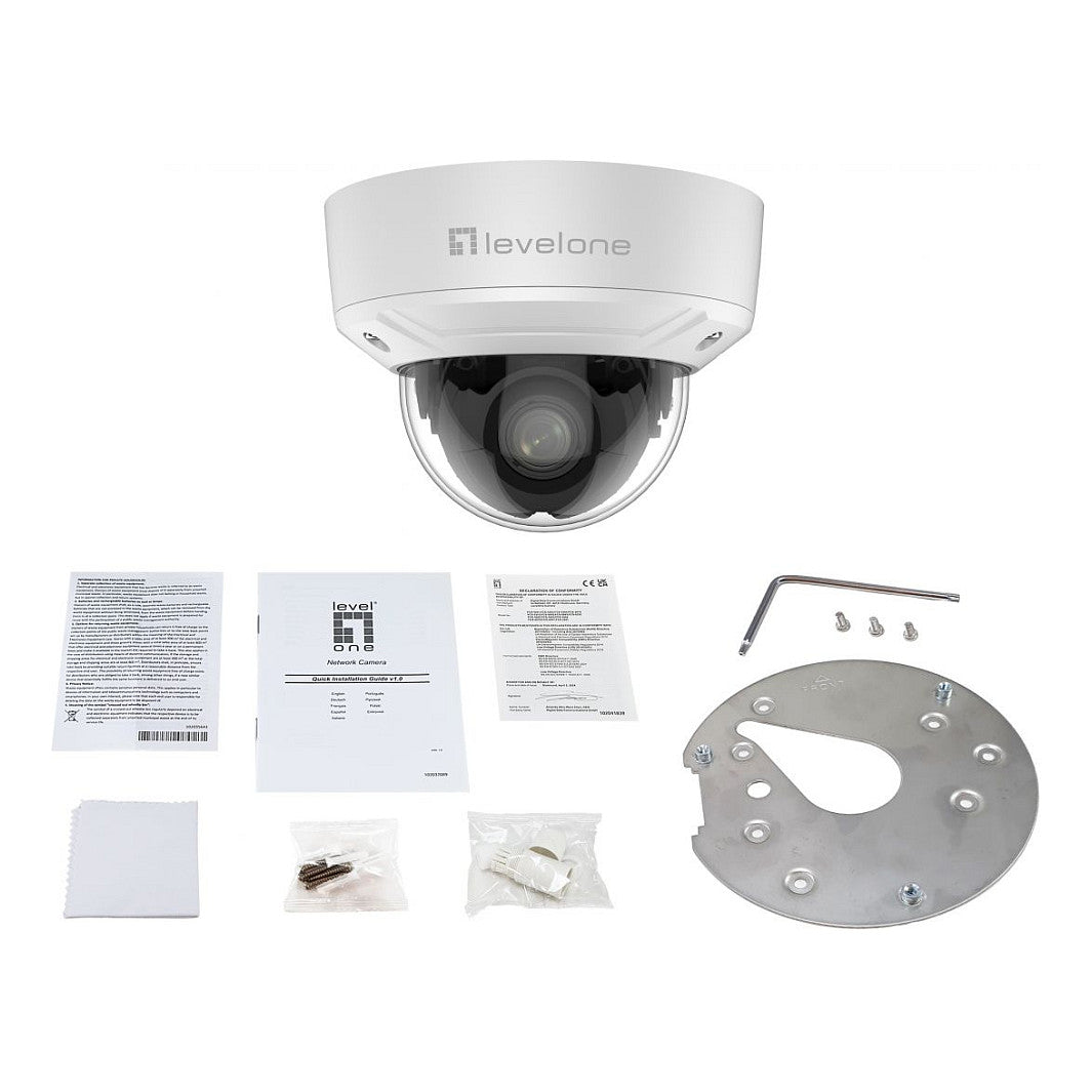 IPCam FCS-3461 Dome Out 2MP H.265 IR 10W PoE