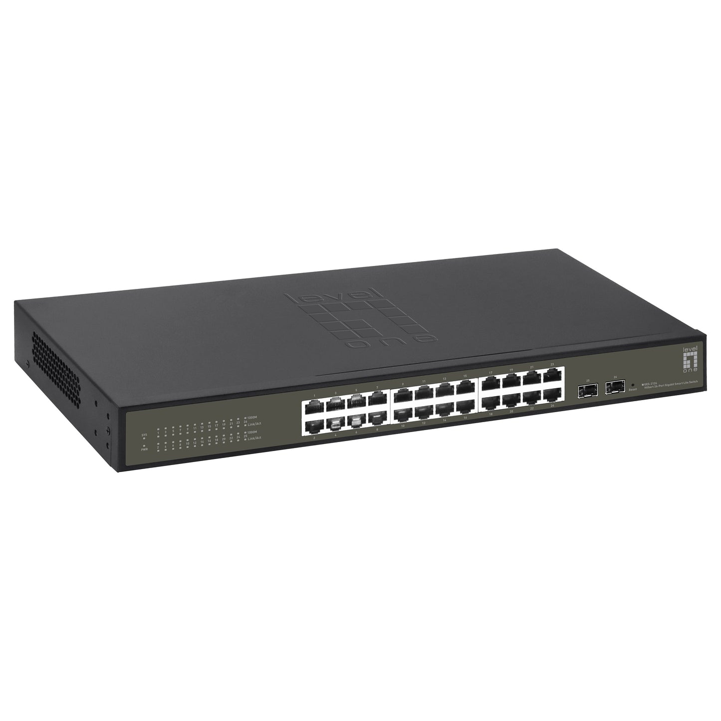 Switch 24x GE GES-2126 2xGSFP 19" Hilbert