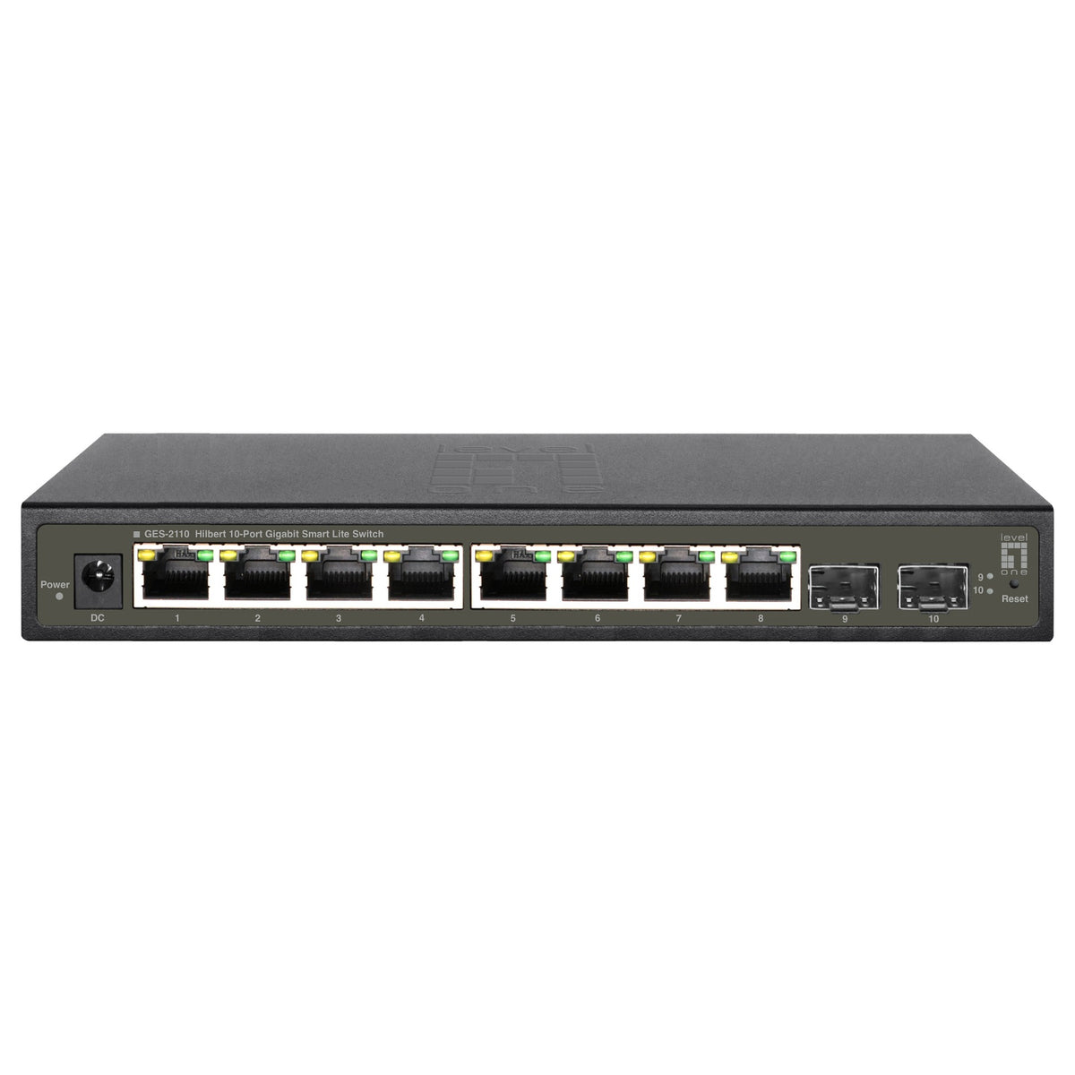 Switch 8x GE GES-2110 2xGSFP Hilbert