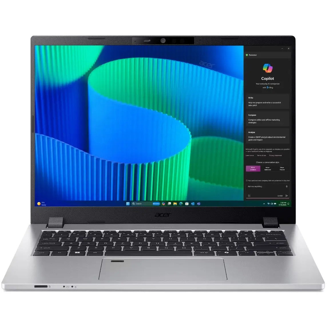 Acer TravelMate P2 14" 16:9 5-120U 16GB 512GBSSD W11P