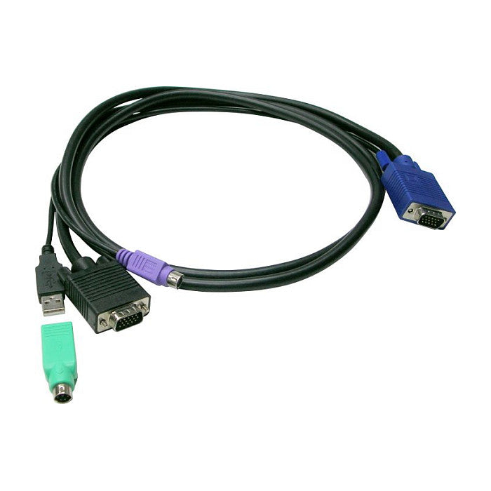 KVM Kabel ACC-3203 USB+PS/2 5.00m