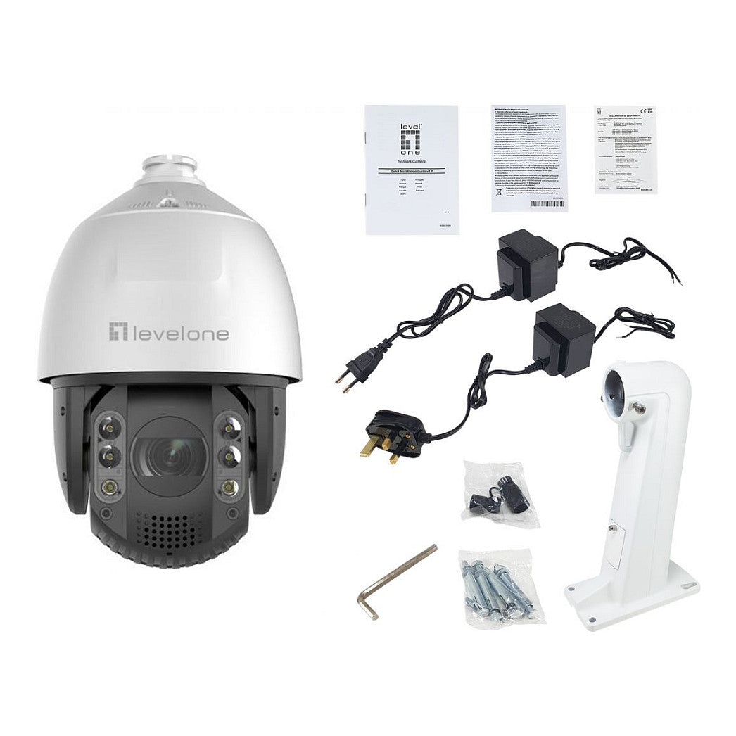 IPCam FCS-4072 PTZ32x Dome Out 4MP H.265 IR 20W PoE