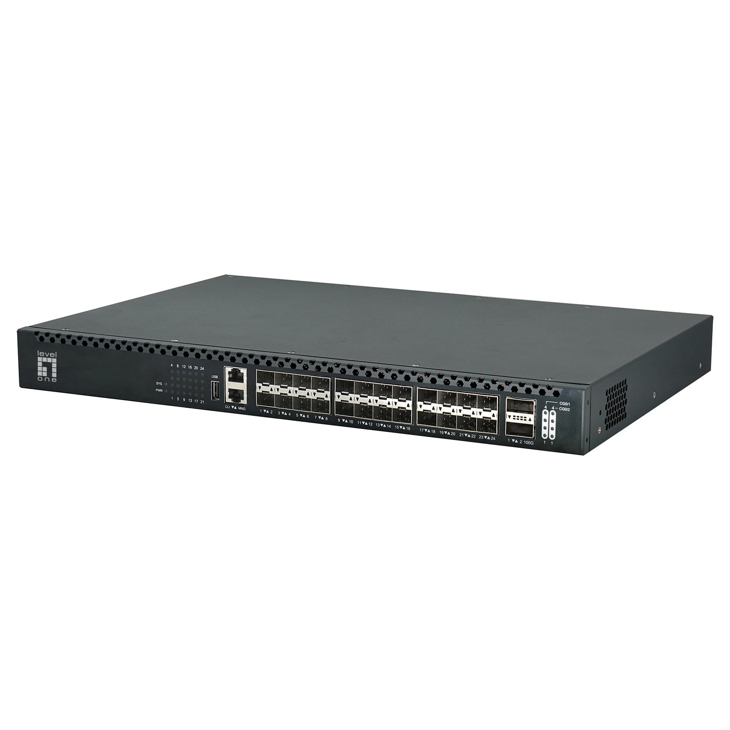 Switch 26x GE XQS-3126 2x40/100GbE 19" 185W 24xPoE