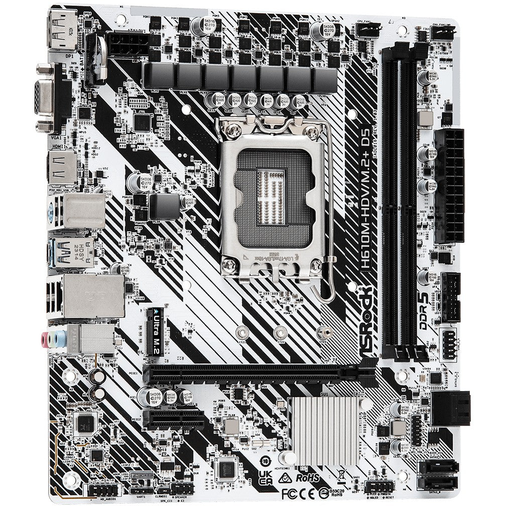ASROCK H610M-HDV/M.2+ D5 (1700) (D)