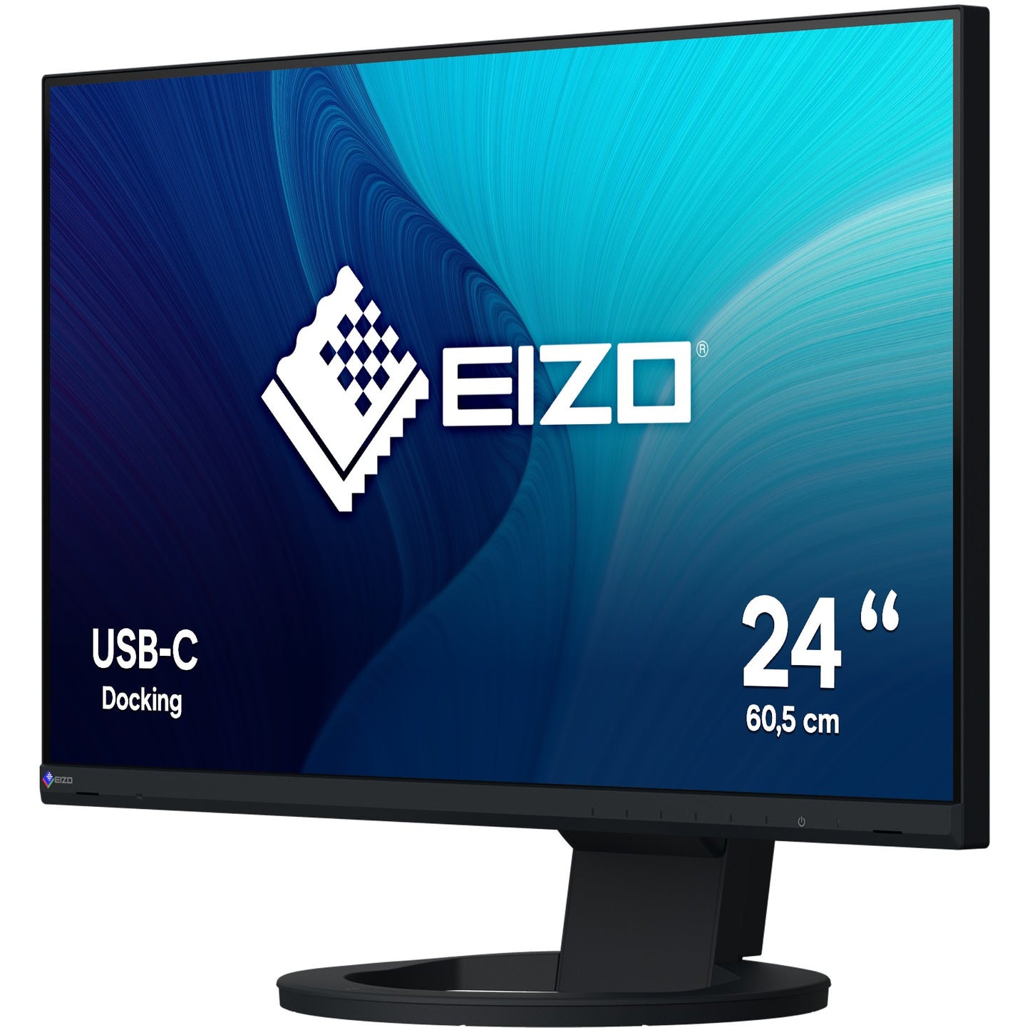 EIZO 60,5 cm (23,8 Zoll) EV2480-BK 16:09 DVI+HDMI+DP+USB-C schwarz