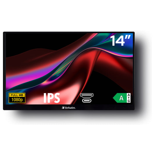 Verbatim PM-14 Portable Monitor 14" Full HD 1080p