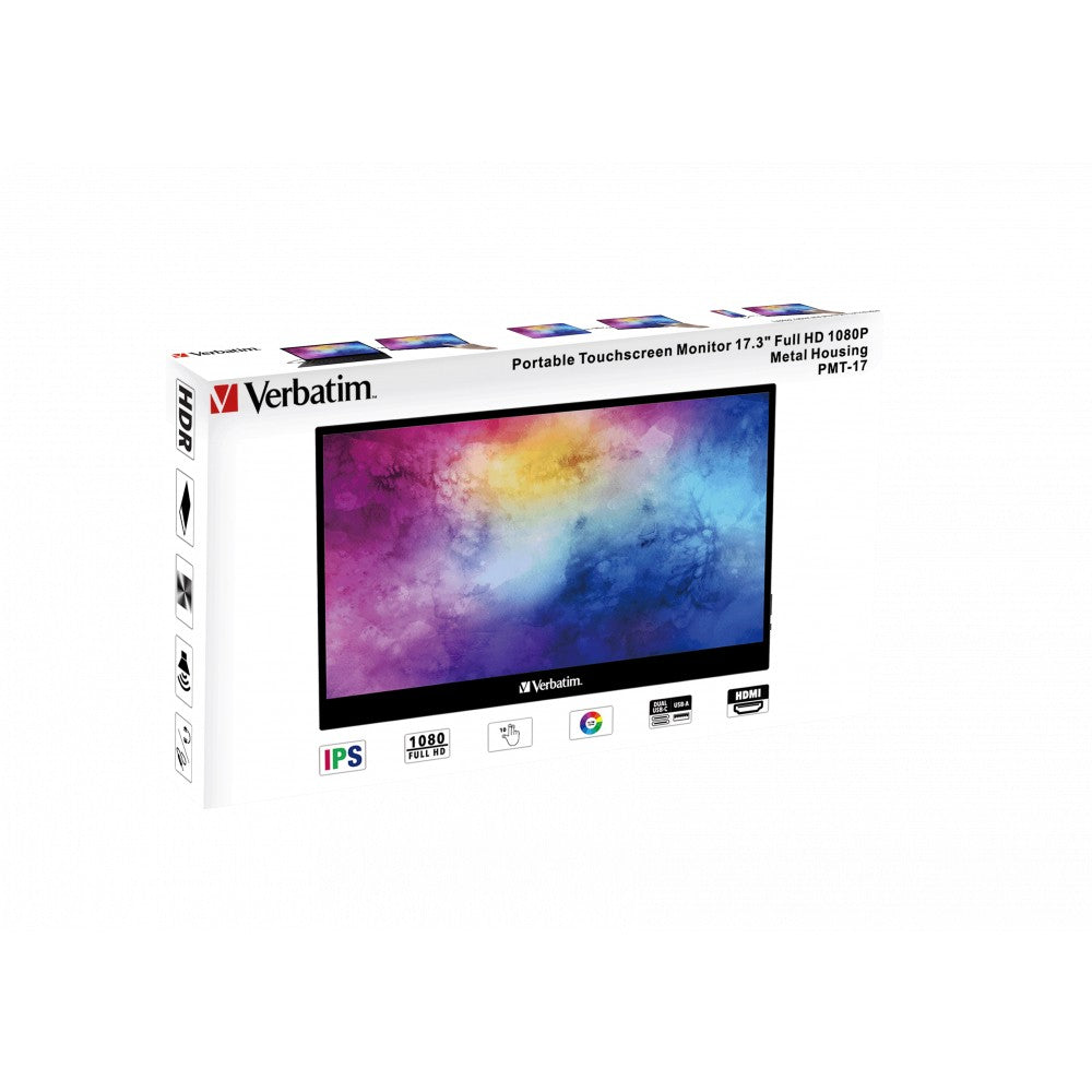 Verbatim PMT-17 Portable Touchscreen Monitor 17.3" FullHD
