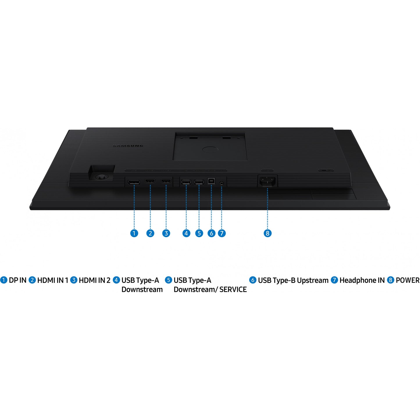60,5cm/24" (1920x1080) Samsung S24D402GAU Full HD 100 Hz IPS 2xHDMI 5ms DP 16:9 Business S40GD Schwarz