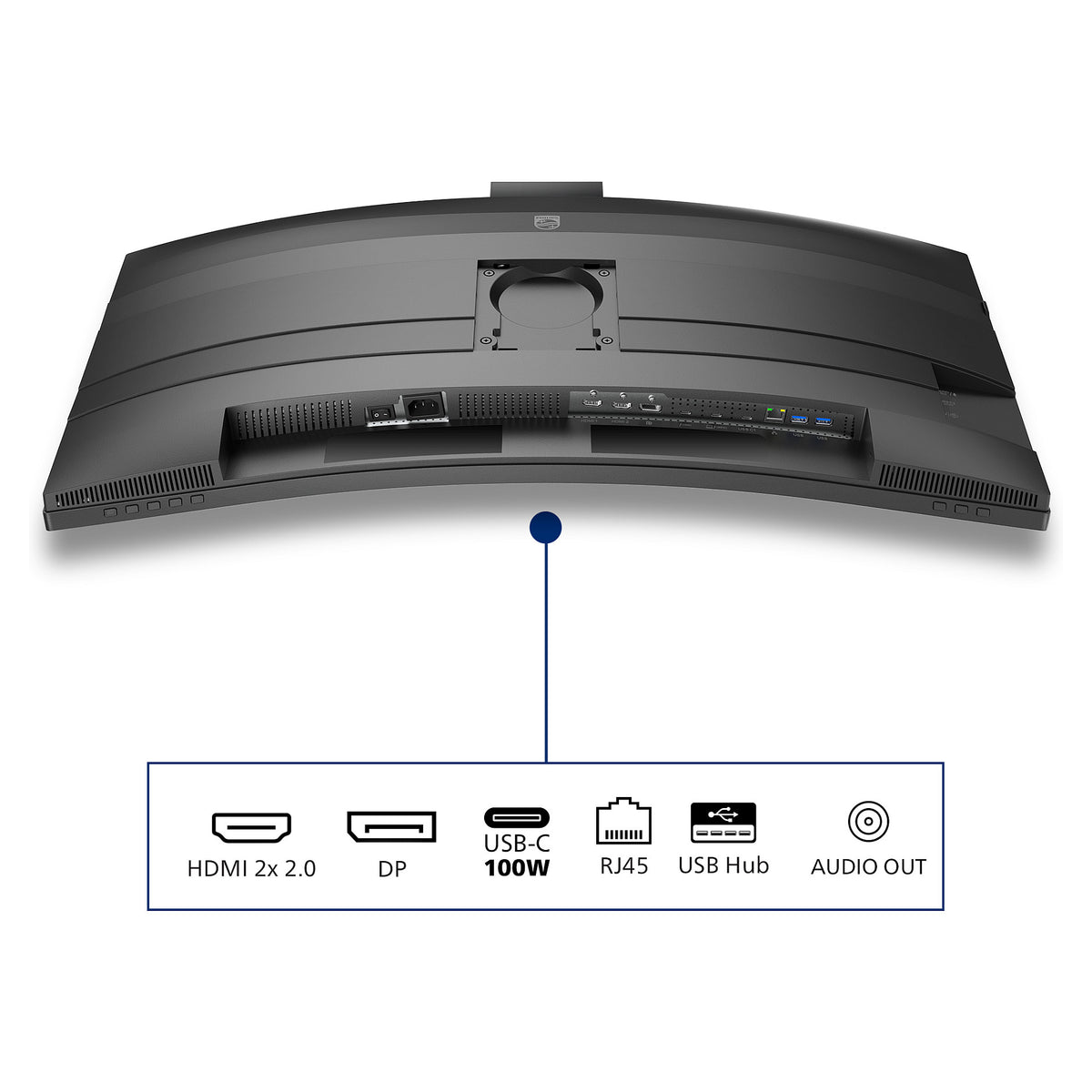 Philips 86.4cm (34.0") 34B2U6603CH 21:09 HDMI+DP+USB-C gray