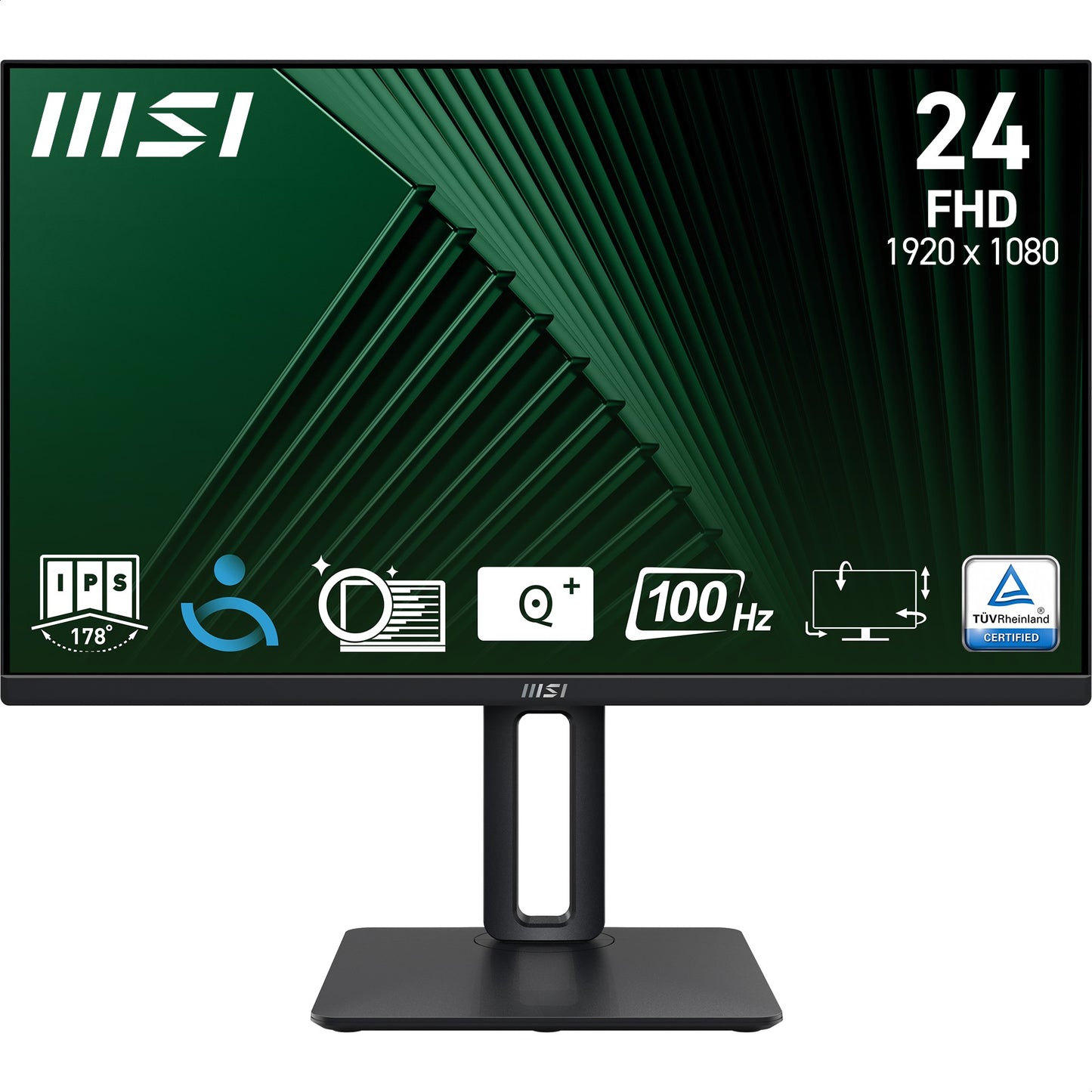 MSI PRO MP245PG 60 cm (24 Zoll) IPS FHD HDMI/DP 4 ms 100 Hz Pivot