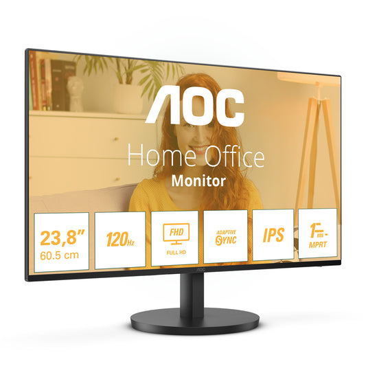 AOC 60.5cm (23.8") 24B3HA2 16:09 HDMI IPS black Speaker retail