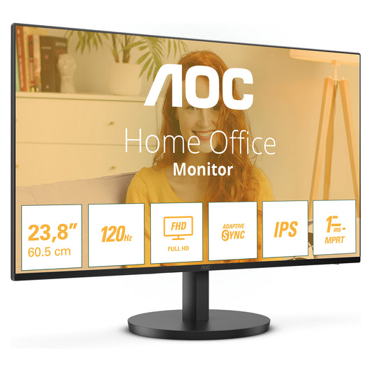 AOC 60.5cm (23.8") 24B3HA2 16:09 HDMI IPS black Speaker retail