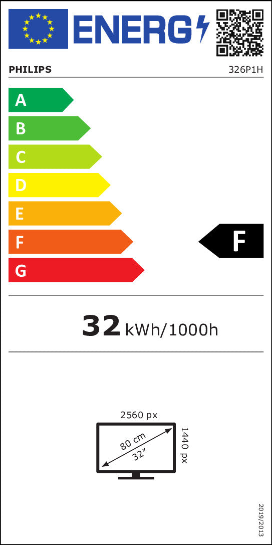 Philips 80.0cm (31.5") 326P1H 16:09 2xHDMI+DP+USB-C IPS