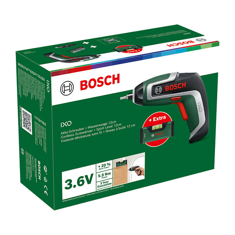 Bosch IXO 7 + 32tlg. Bit-Set Karton