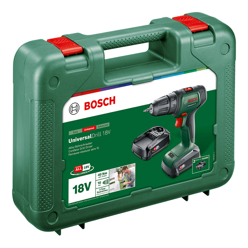 Bosch Universaldrill 18V 2x1.5A