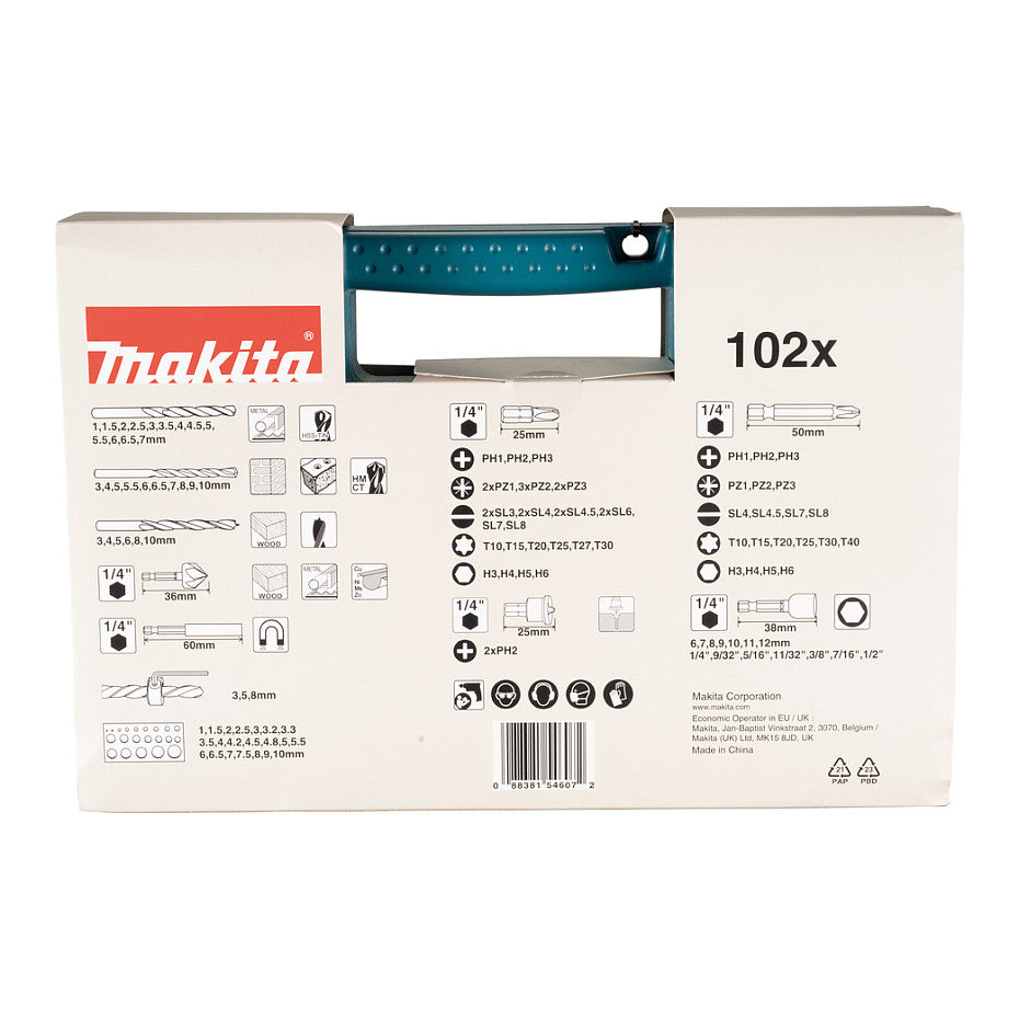 Makita B-68432 Bohrer-Bit-Set 102tlg