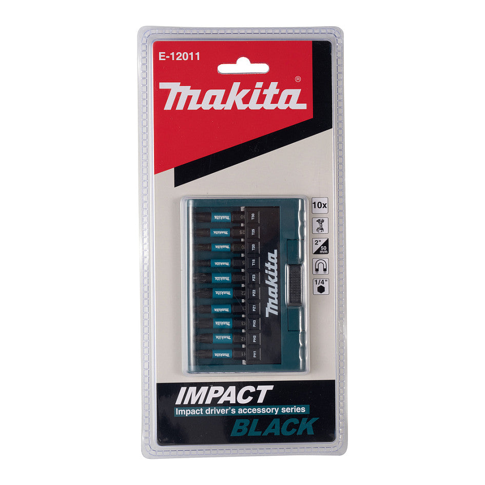 Makita E-12011 Impact Black Bit-Set 10-tlg