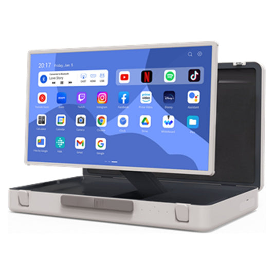 ALLNET Presentation Suitcase High Performance Display 27 Zoll. Android 13. RK3588. HDMI In. Koffer