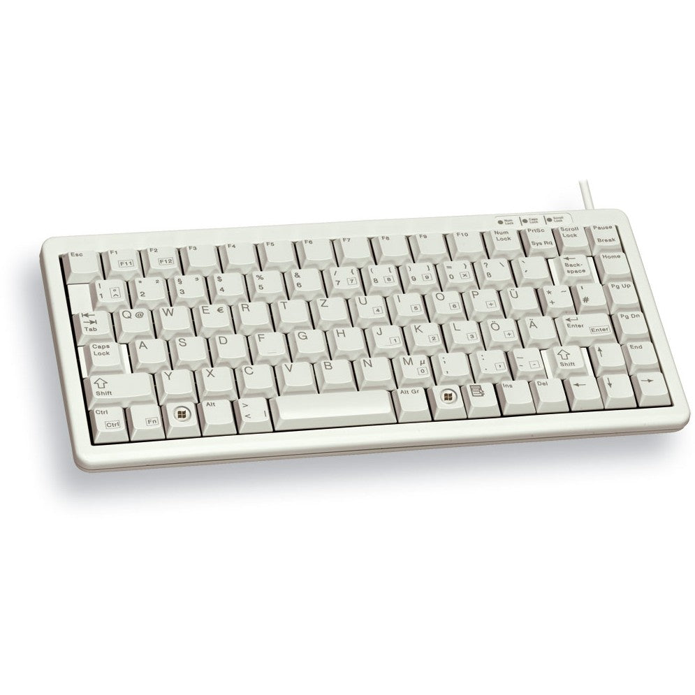 CHERRY TAS G84-4100 COMPACT KEYBOARD Corded GB-Layout grau