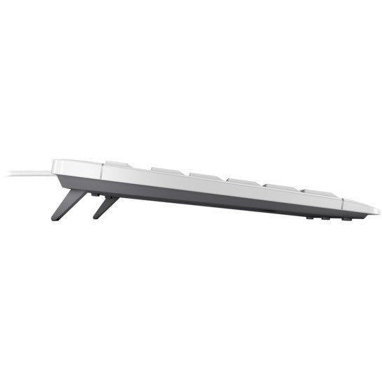 CHERRY TAS STREAM KEYBOARD TKL Corded EU-Layout grau
