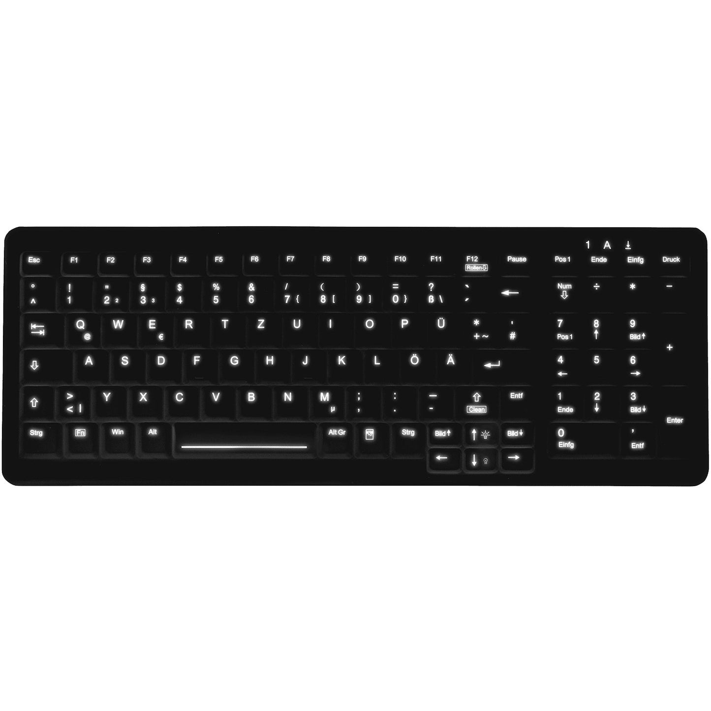 CHERRY ACTIVE KEY MTA AK-C7000 Corded DE-Layout schwarz