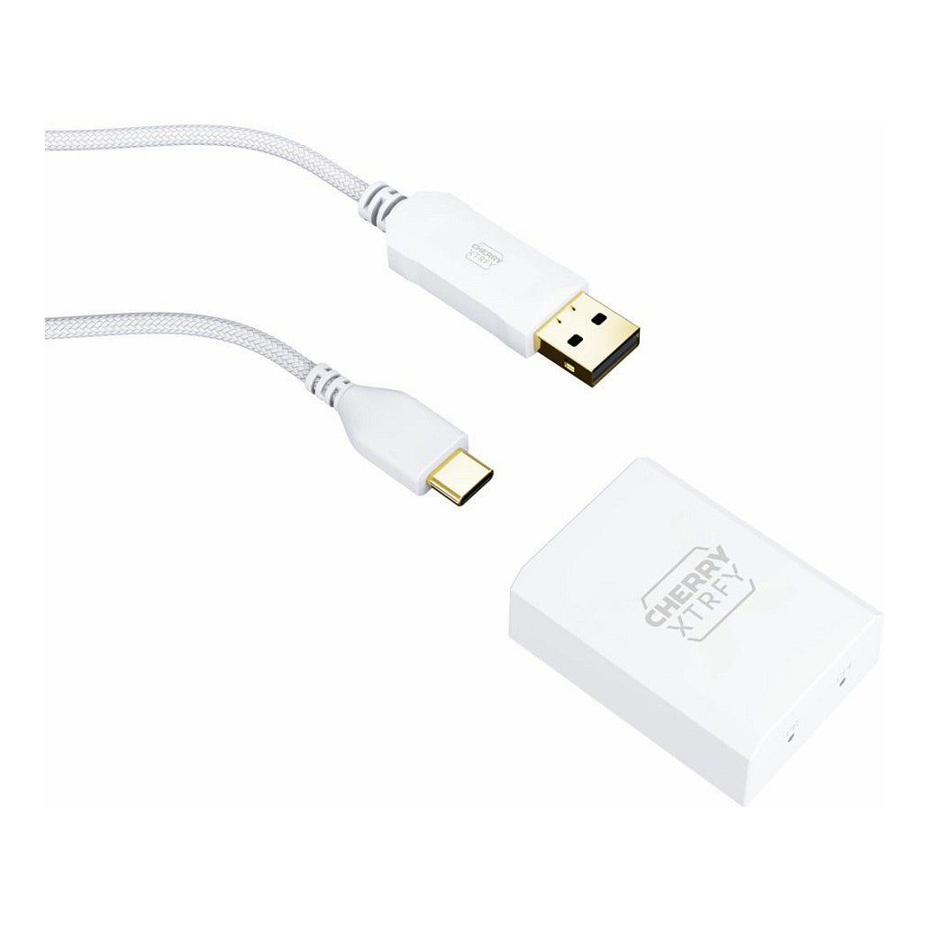 Cherry XTRFY M68 Pro Wireless. WHITE Wireless Maus
