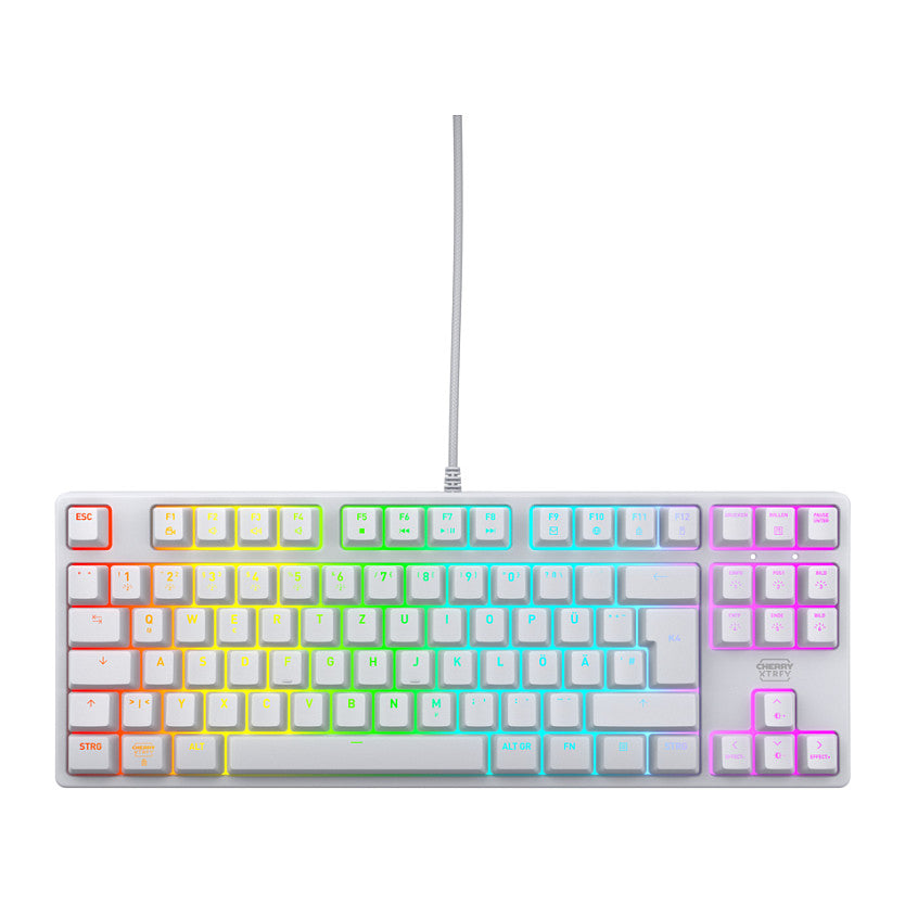 Cherry XTRFY K4V2 TKL keyboard. white