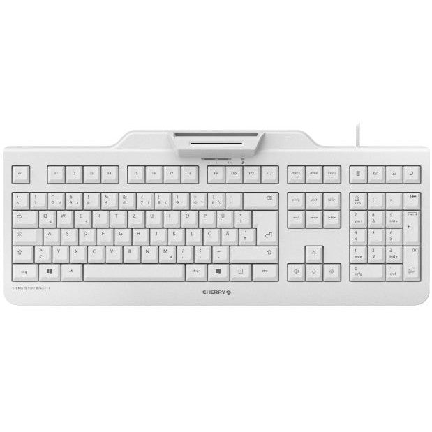 CHERRY TAS SECURE BOARD 1.0 Corded CH-Layout weiß