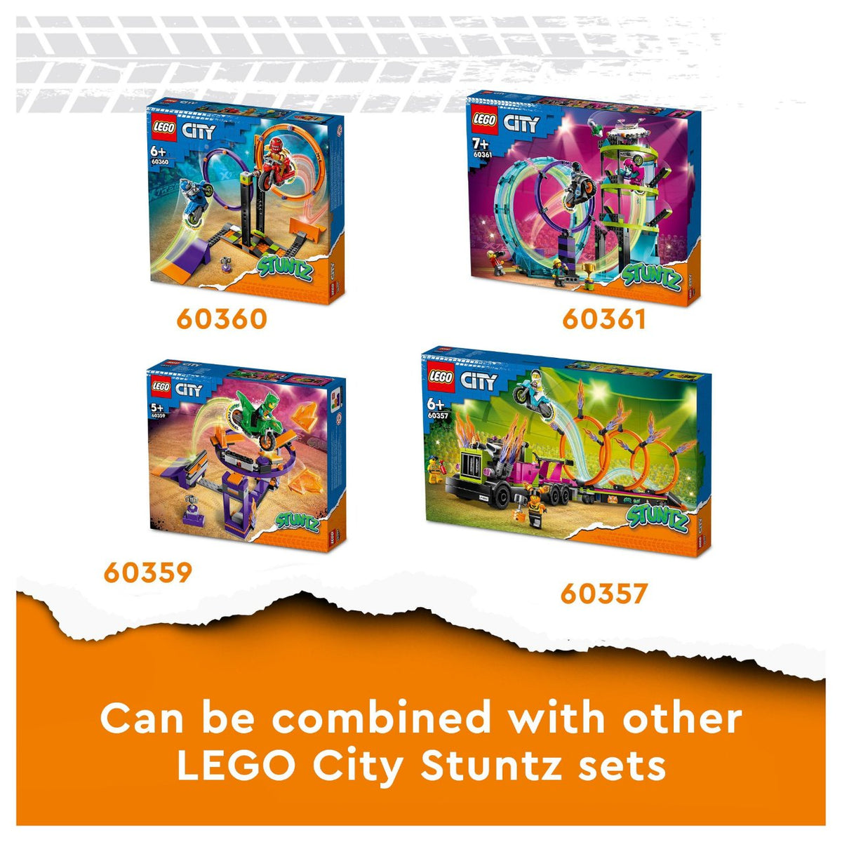 LEGO City Stuntz 60361 Ultimative Stuntfahrer-Challenge
