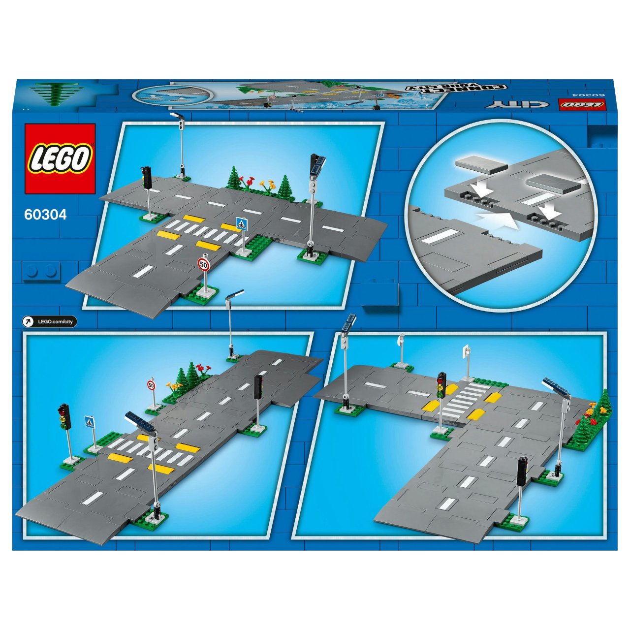 LEGO City Straßenkreuzung mit Ampeln 60304