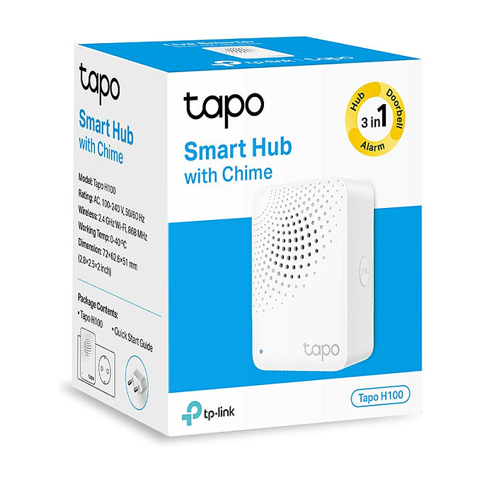TP-Link Smart-Hub Tapo H100 - mit Signalton. kabellos