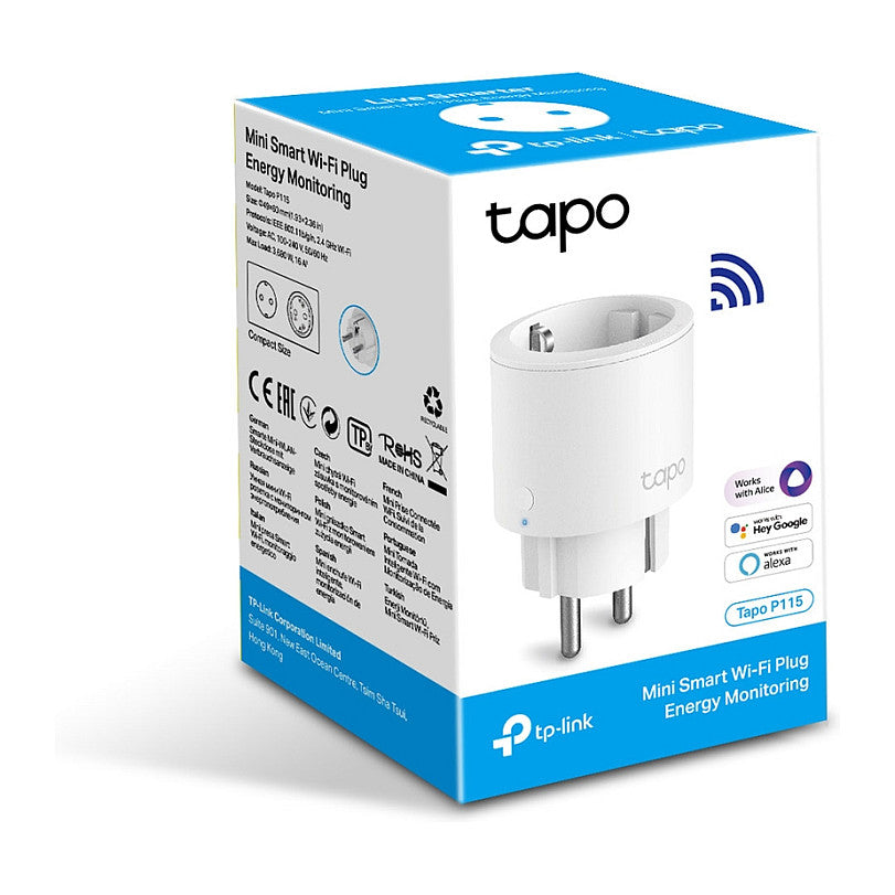 TP-Link Funksteckdosen Tapo P115 Mini Smart Wi-Fi Socket