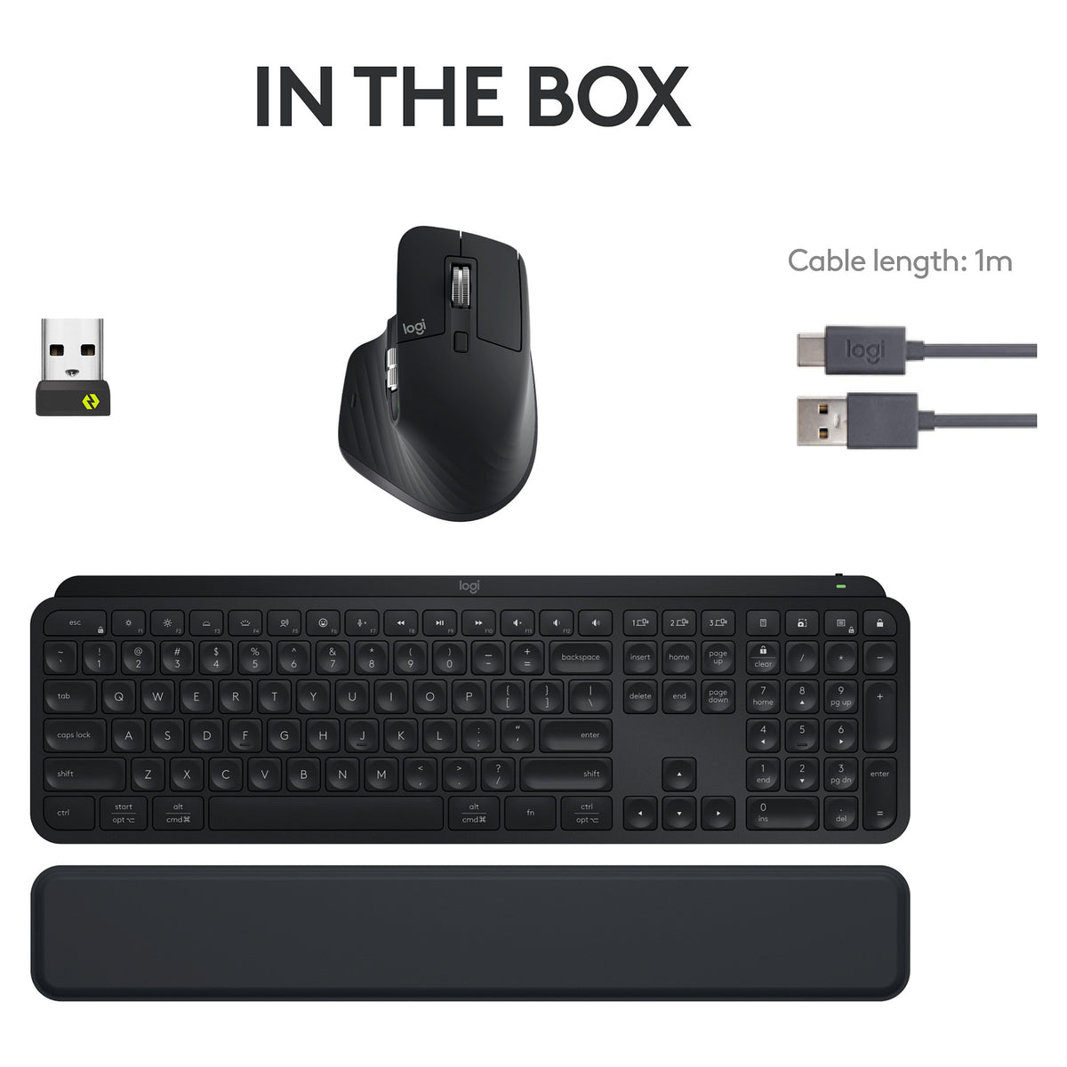 Logitech MX Keys S Combo - Graphite - US