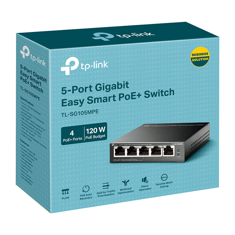 TP-Link Switch 5x GE TL-SG105MPE