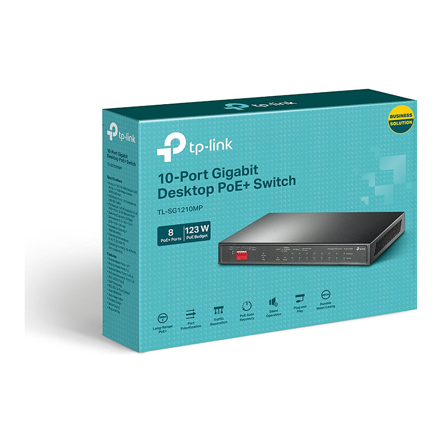 TP-Link Switch TL-SG1210MP 10-Port Gigabit PoE