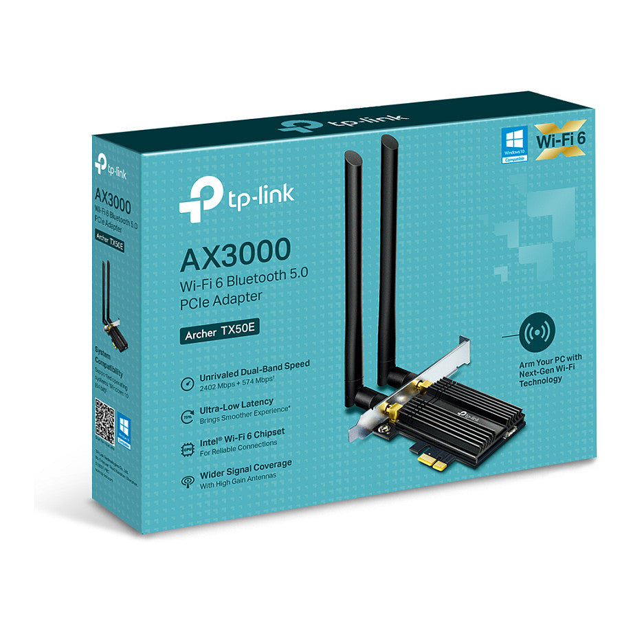 TP-Link WL-Adapter Archer TX50E (AX3000/Bluetooth Adapter)