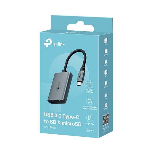 TP-Link HUB UA430C USB-C to SD&TF 3.0 Adapter