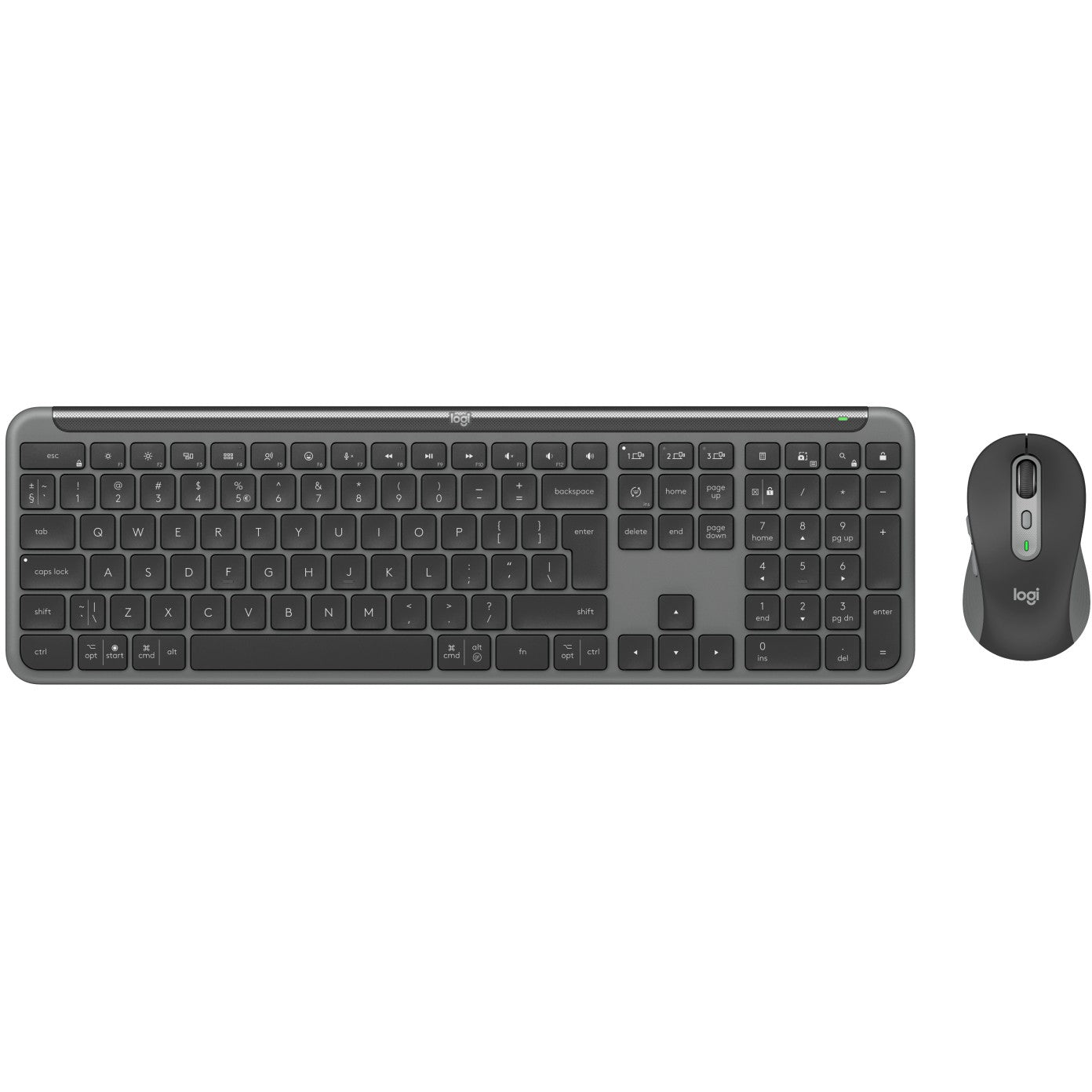 NL Logitech MK950 Signature Slim Combo Desktopset US Layout