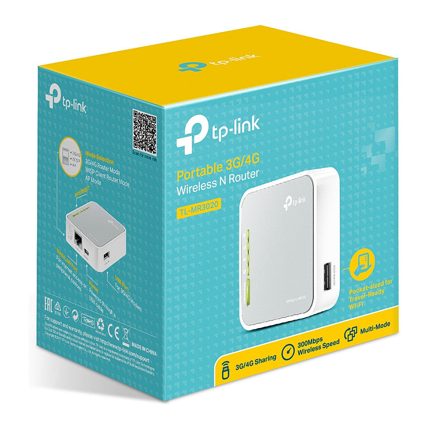 TP-Link WL-Router TL-MR3020 (3G/150MBit) portabler